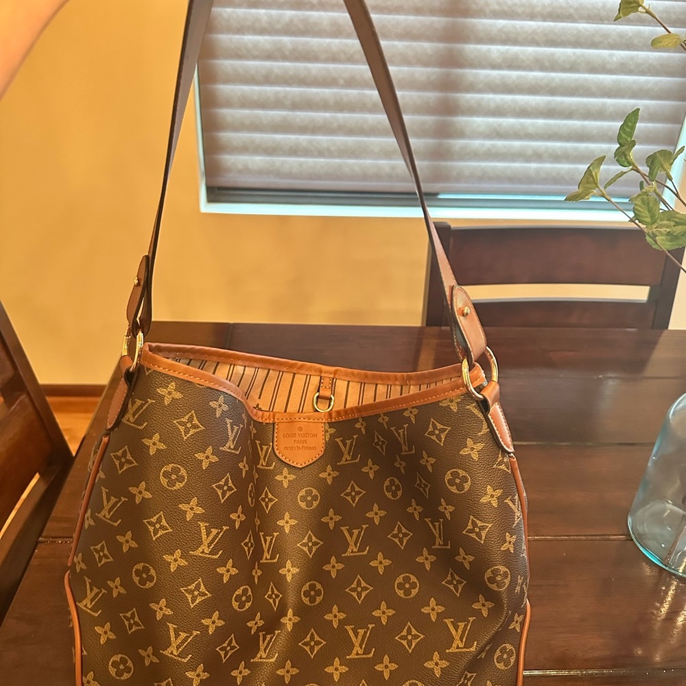 Designer dupe. Brown and Tan Monogram Tote